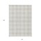 Edge Collections - 10' x 14' - Beige - Washable Plaid Area Rug for Indoor & Outdoor Use - 1 Piece